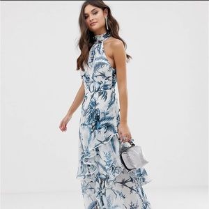 High Neck Maxi Dress